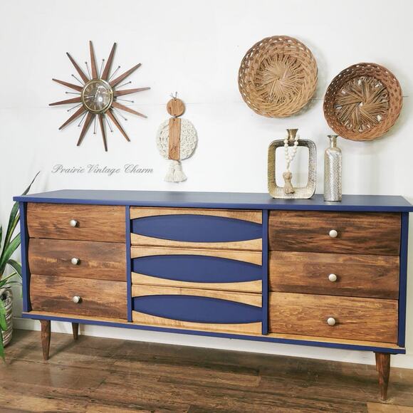 Liberty Blue - Fusion Mineral Paint 500 ml Upcycling Furniture Project Paint - Picture 6 of 6